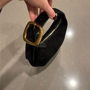 Madewell mini suede bag